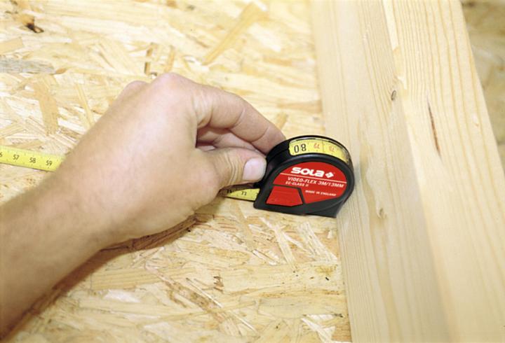 Image du produit Sola Messwerkzeuge Mètre à ruban - VIDEO-FLEX - 3m / 13mm - Mètre à ruban de poche pour mesures intérieures - ruban en (3 m)