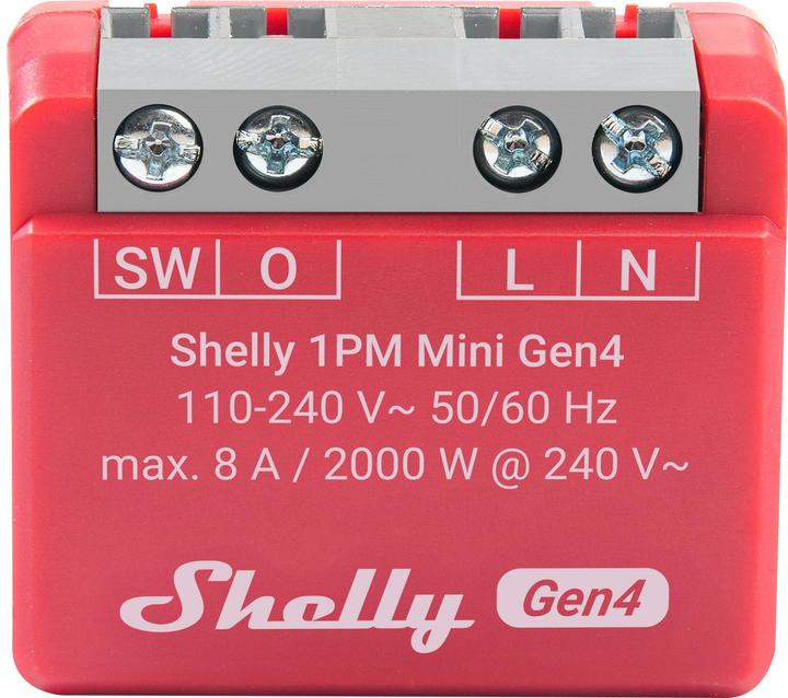 Shelly 1PM Mini Gen4 (Actionneur de commutation)