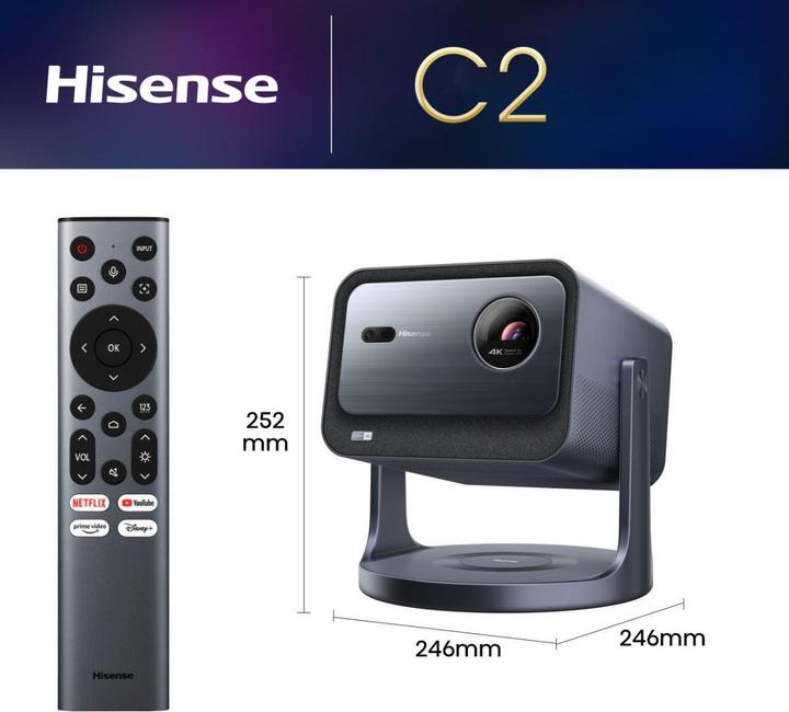 Produktbild Hisense C2 (4K, 2000 lm, 1.2:1)
