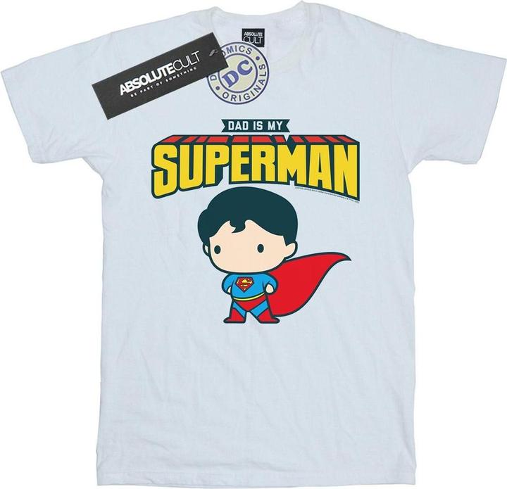 Immagine prodotto Superman My Dad Is My Hero Maglietta Ragazze (140, 146)