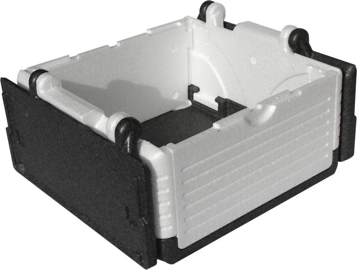 Image du produit Knauf Termokasse Flip-Box med låg EPP Grå hvid 23 L 400x400x220 mm udv. mål (stk.) (23 l)