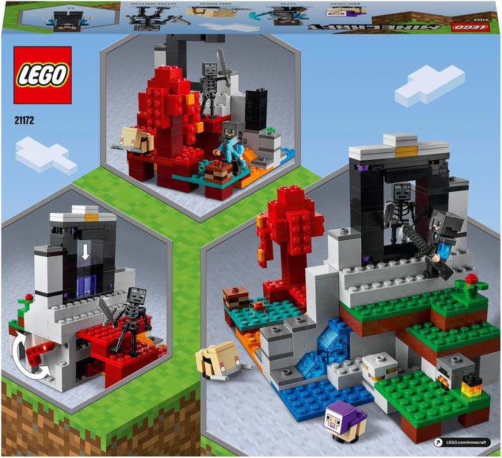 Produktbild LEGO Das zerstörte Portal (21172, LEGO Minecraft)