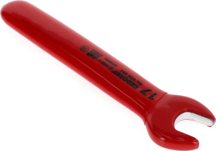 Produktbild Gedore VDE-Einmaulschlüssel, 17 mm, Hochwertiger Vanadium-Stahl, Nach EN 60900/IEC 60900 (17 mm)