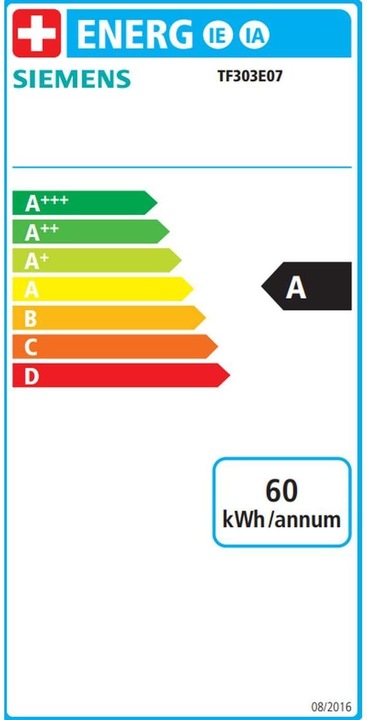 Label énergétique Siemens EQ300 TF303E07