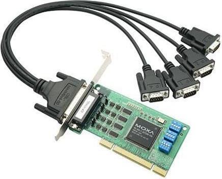 Image du produit Moxa CP-114UL-I-DB25M - Carte PCI série universelle avec 4 ports RS-232422485 et isolation optique