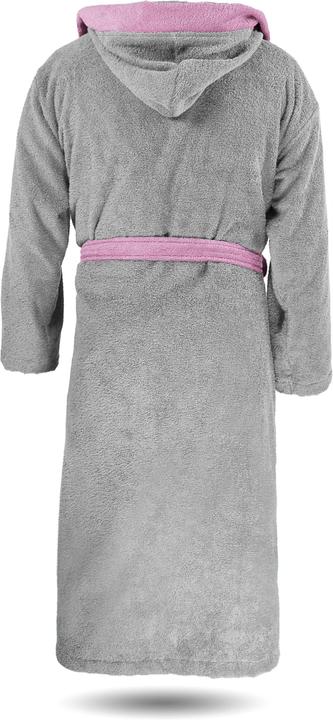 Produktbild Normani Damen Baumwoll-Bademantel mit Frottee, zweifarbig - OEKO-TEX® 100 - 8783 (3XL)