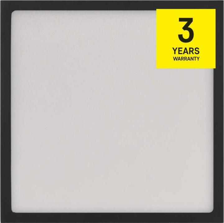 Actual product image Emos Surface-mounted LED light NEXXO, square, black, 21W, with Change CCT (1900 lm)