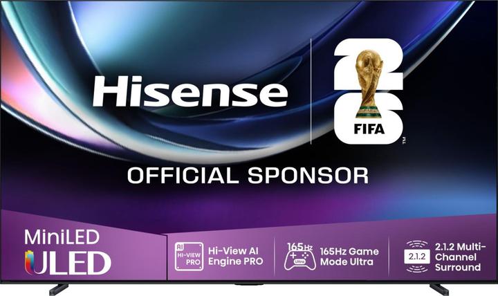 Produktbild Hisense TV TV 100U7Q PRO 100" Mini-LED 4K, 165Hz, 2'000 Nits (100", U7Q Pro, Mini-LED, 4K)