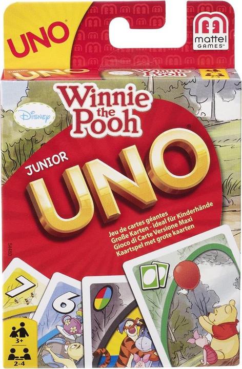 Immagine prodotto Mattel Games UNO Junior con Winnie the Pooh (Tedesco, Francese, Italiano)
