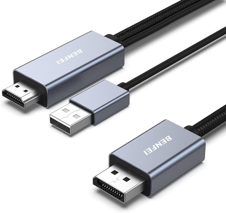 Produktbild Benfei 2in1 (1.80 m, DisplayPort, 2.0b)
