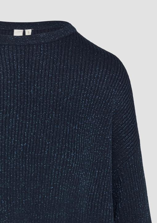 Immagine prodotto S.Oliver T-Shirt Ripppulli mit leichtem Glitzereffekt und überschnittenen Schultern (L)