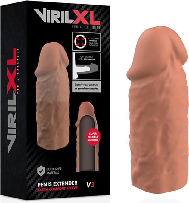 Produktbild Virilxl Extension De Pene Liquid Silicone V3 Marron