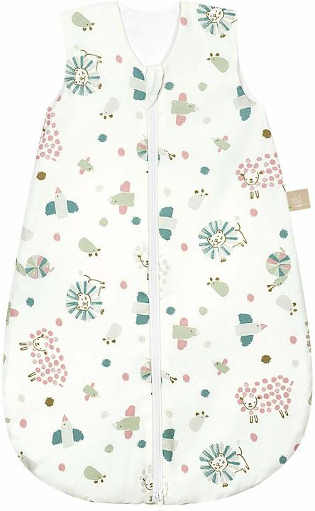 Produktbild Odenwälder Baby-Sommerschlafsack unwattiert Wildlife Green Gr. 90 (90 cm, 0.5 TOG, Sommer)