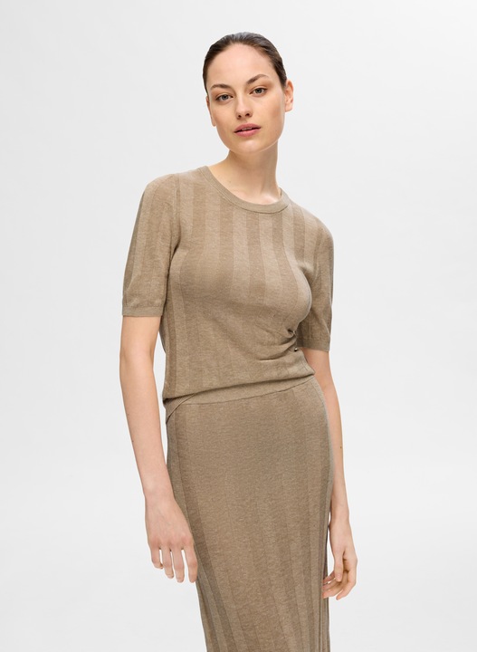 Produktbild Selected Femme Strick Oberteil mit kurzen Ärmeln (L)