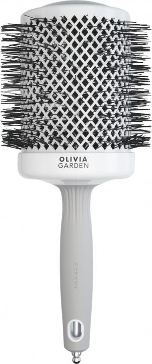 Produktbild Olivia Garden Expert Blowout Shine Weiss&Grau 80 mm