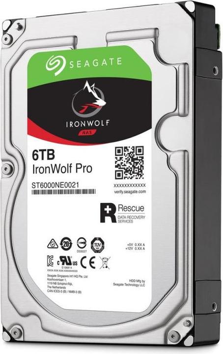 Image du produit Seagate IronWolf Pro (6 To, 3.5", CMR)