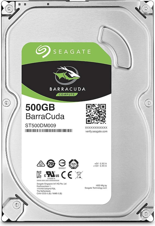 Produktbild Seagate BarraCuda (0.50 TB, 3.5", SMR)
