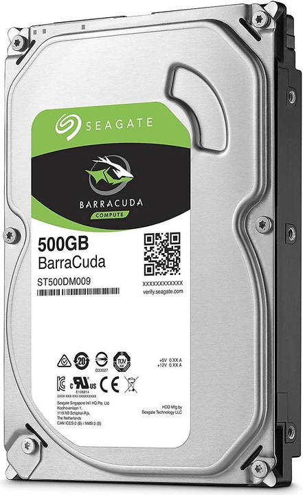 Produktbild Seagate BarraCuda (0.50 TB, 3.5", SMR)