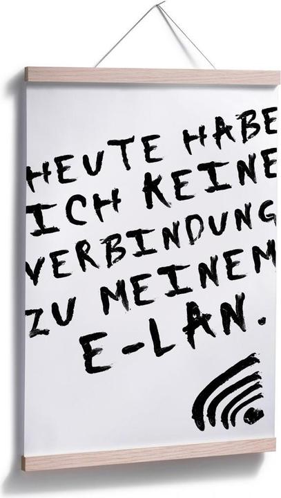 Actual product image Trenddeko Today I have no connection to my E-LAN (80 x 120 cm)