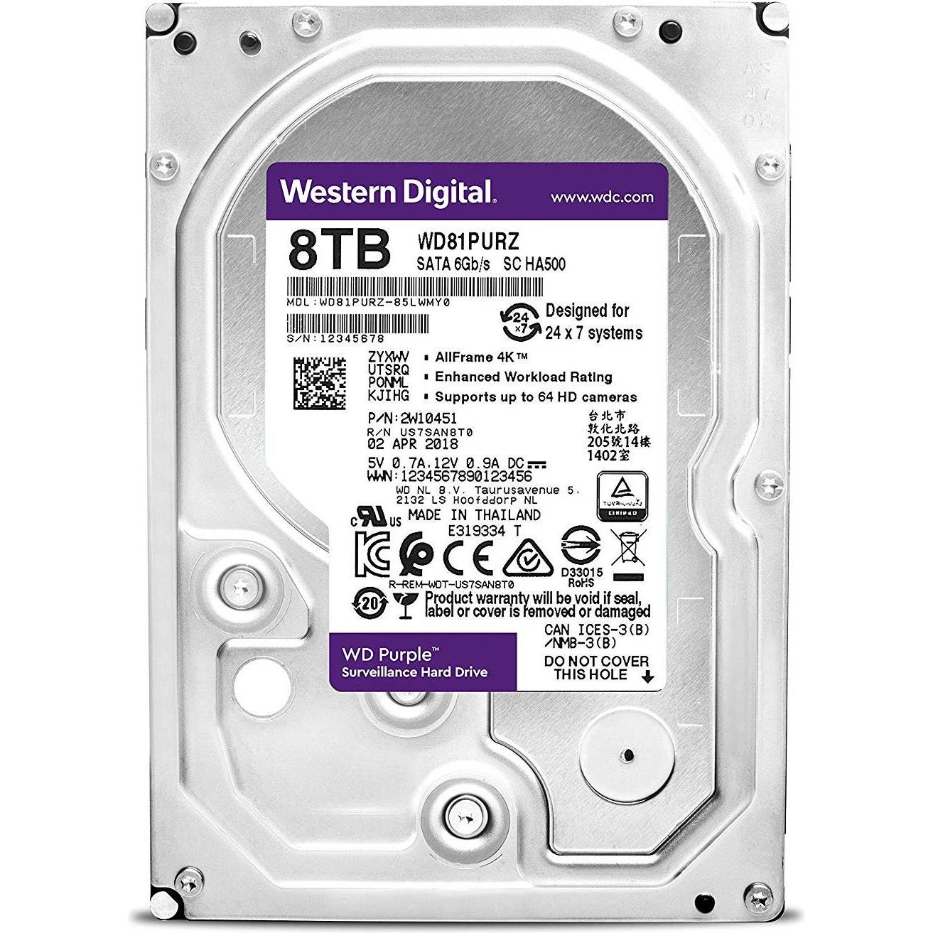 Thumbnail - WD Purple (8 TB, 3.5", CMR), Festplatte