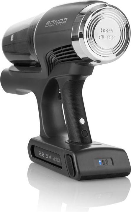 Produktbild ETA ETA223290000 Sonar 2-in-1 rod and handheld vacuum cleaner, Battery life up to 25 min, Gray/Black