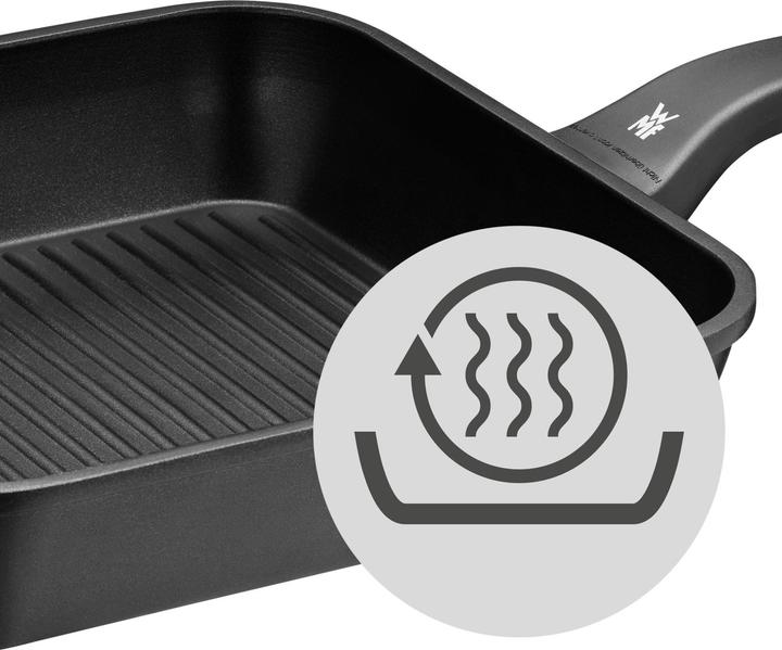 Produktbild WMF Grillpfanne PREMADURÂ PREMIUM Schwarz (28 cm, Grillpfanne, Aluminiumguss)
