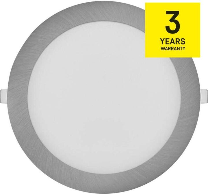 Image du produit Emos Luminaire LED encastré NEXXO, rond, argenté, 18W, avec Change CCT (1600 lm)