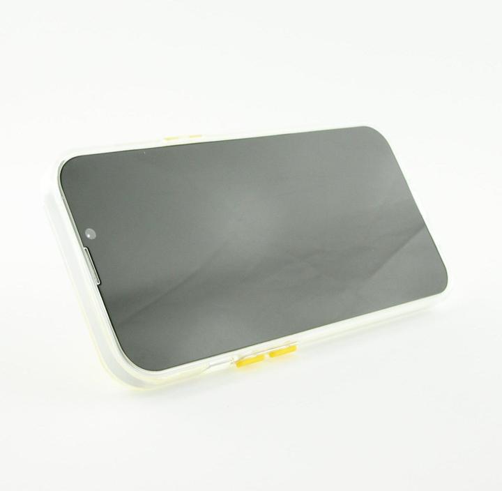 Actual product image PhoneLook Coque Caméra clapet avec anneau jaune (Apple iPhone 14 Pro Max)