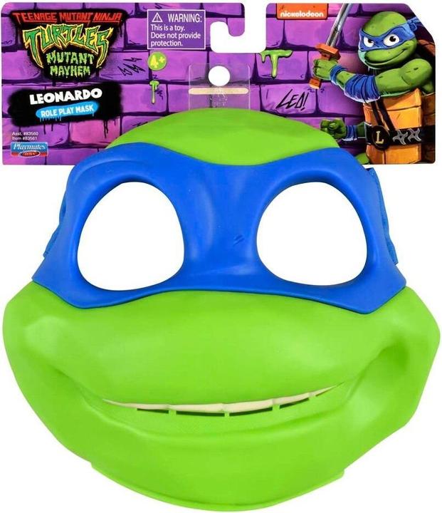 Immagine prodotto Rubies Teenage Mutant Ninja Turtles 83561 Maschera da gioco di ruolo Leonardo Mutant Mayhem. Regalo ideale