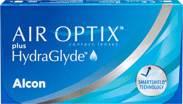 Productafbeelding Air Optix plus HydraGlyde (6 Stuk, Maandlens, Sferisch)