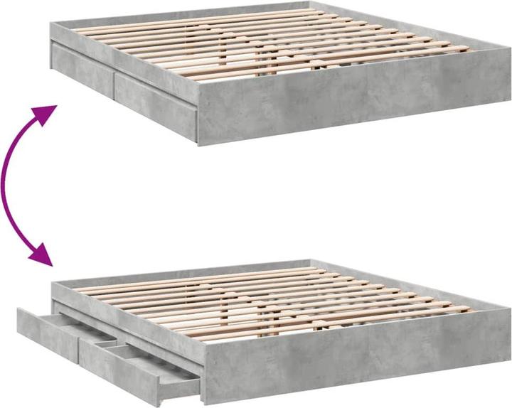 Produktbild vidaXL Bettgestell (140 x 190 cm)