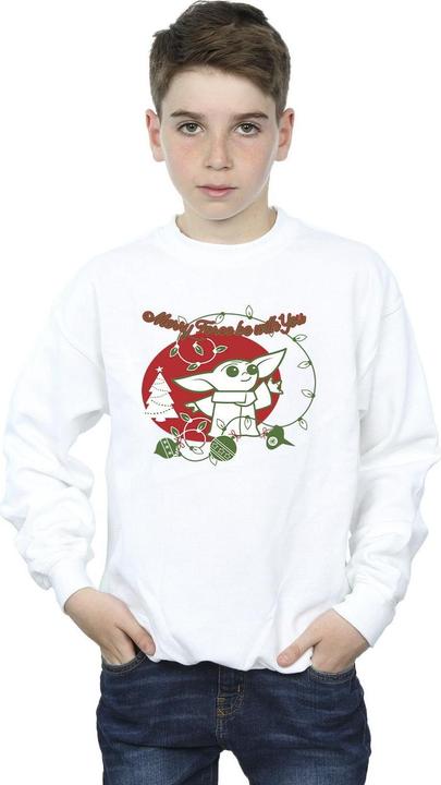 Immagine prodotto Star Wars Baby Yoda Force Be With You Felpa Ragazzi (140, 146)