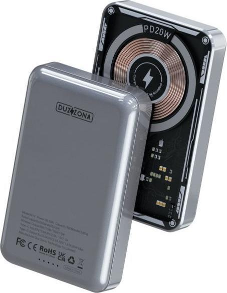 Produktbild Duzzona W12 Magnetic Power Bank (10000 mAh, 15 W, 37 Wh)