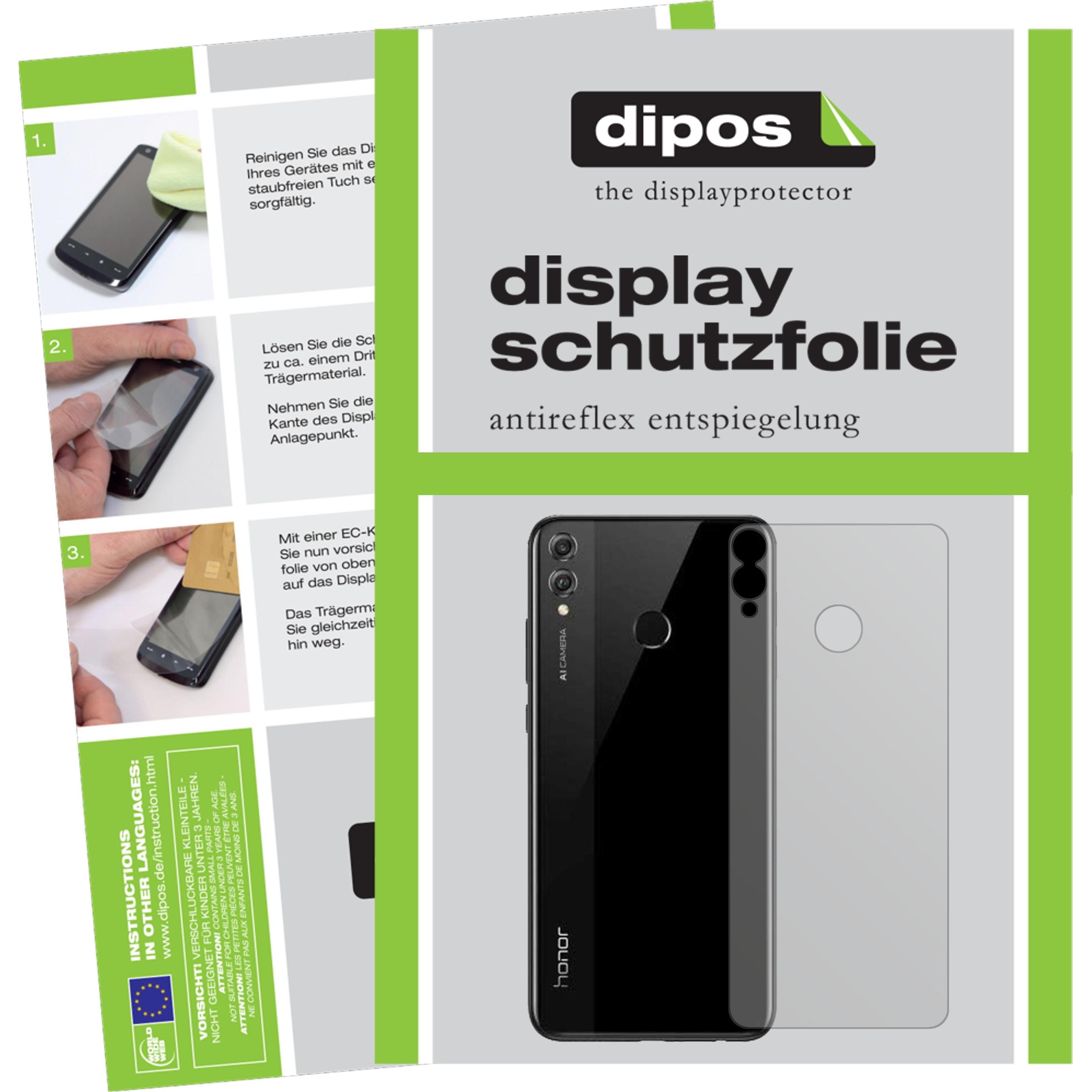 Dipos Displayschutzfolie Antireflex (6 Stück, Honor View 10 Lite), Smartphone Schutzfolie, Transparent