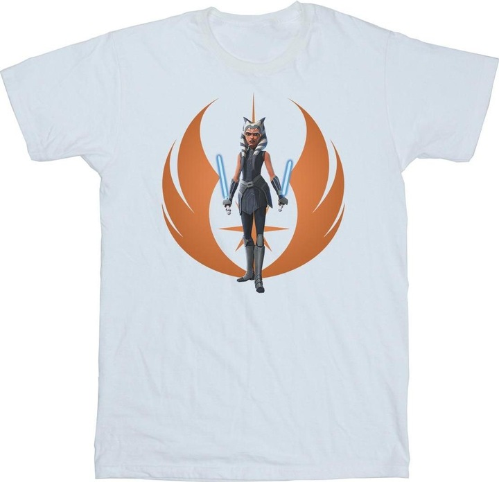 Immagine prodotto Star Wars Clone Wars Ahsoka Rebel Pose Maglietta Uomo (4XL)