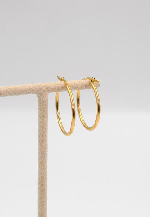 Produktbild Muau Creolen (750/18 K Gelbgold)