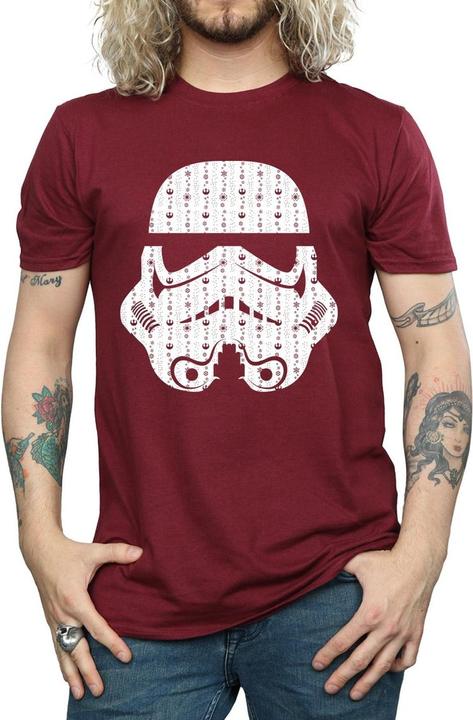 Produktbild Star Wars Christmas Stormtrooper Helmet TShirt (S)
