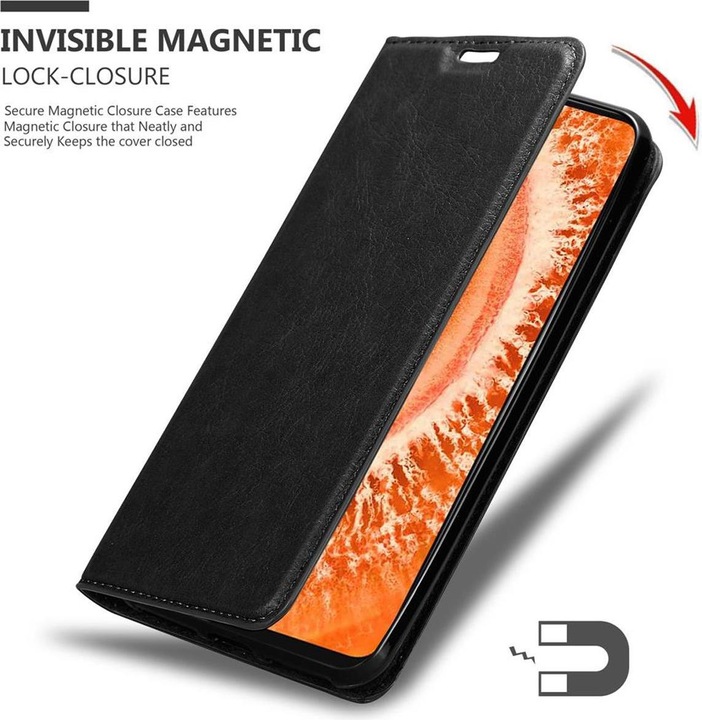 Actual product image Cadorabo Book Invisible Magnet Cover (Honor View 30)