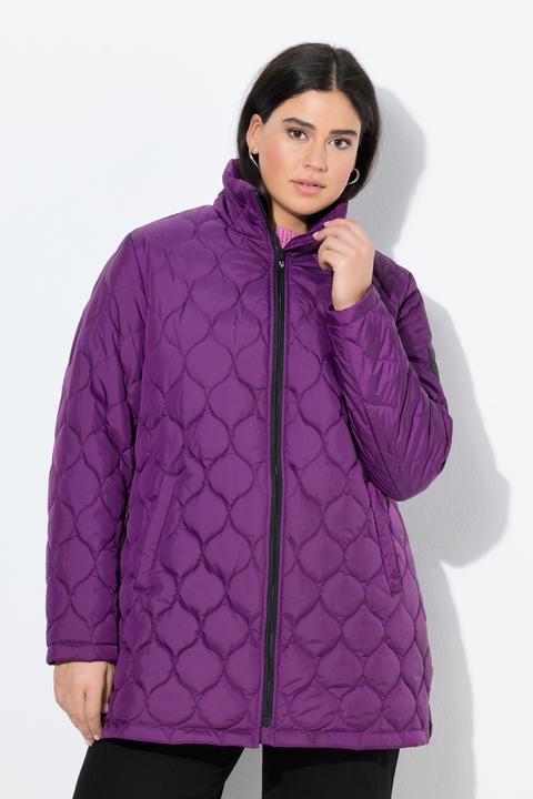 Image du produit Ulla Popken Veste matelassée HYPRAR avec col montant, tissu déperlant (62)