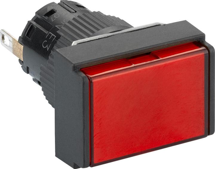 Actual product image Schneider Electric Indicator light, rectangular Ř 16, IP 65, XB6EDV4BP
