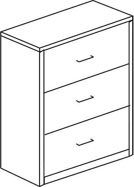 Produktbild Mauser Hängeregistraturschrank (80 x 43 x 118 cm)