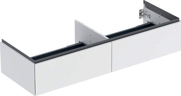 Geberit ONE cabinet for countertop washbasin, 2 drawers, 133,2x26,6x47cm, 505.076.00. (133.20 x 47 x 26.60 cm)