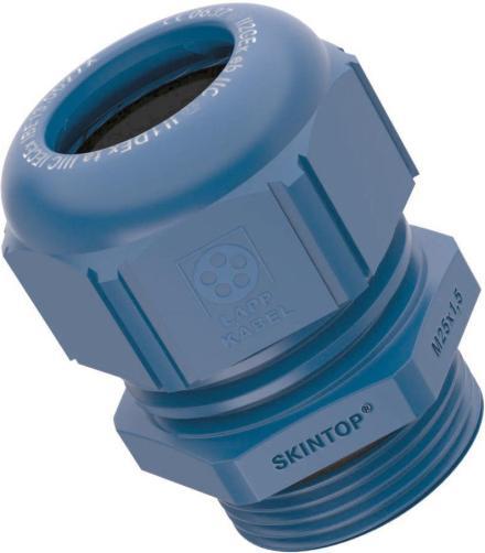 Produktbild Lapp Kabelverschraubung ATEX SKINTOP M20 x 1.5 7...13 mm x 9 mm Polyamid blau IP68