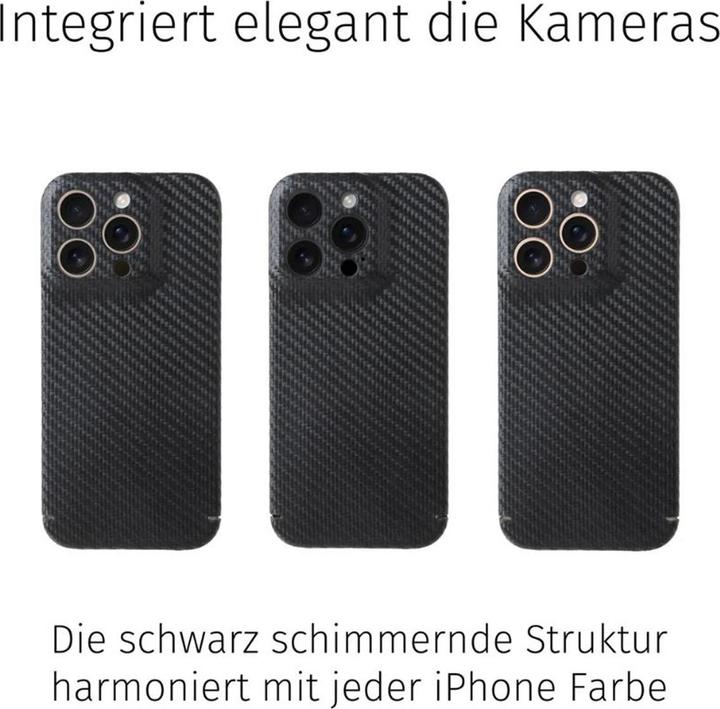 Produktbild Filono MagSafe Backcover aus echtem Carbon Carbon Black (Apple iPhone 16 Pro Max)