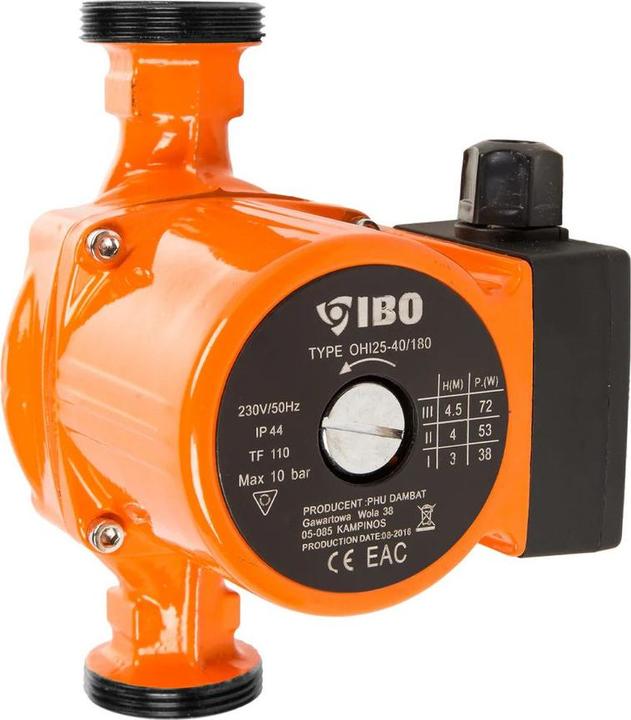 IBO Verwarmingspomp (Pomp voor huishoudelijk water)