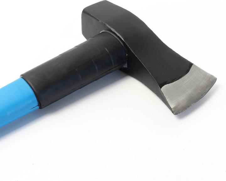Actual product image XPOtool Axe 2.7kg Fibreglass Handle 910mm Wood Log Hatchet Splitting Axe Carbon Steel Blade