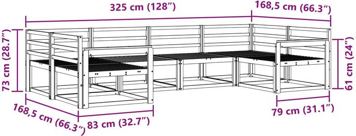 Produktbild vidaXL Outdoor-Sofagarnitur