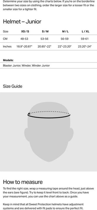 Produktbild Sweet Protection Winder Mips Helmet JR (48 - 53 cm, XS, S)