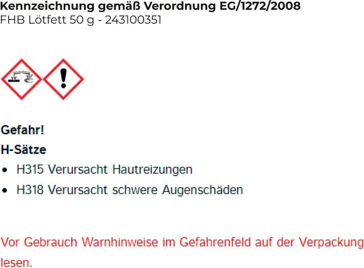 Produktbild Felder Lötfett