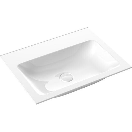 Emco, Waschbecken, Evo 600 Waschtisch, 611x475mm, ohne Überlauf, für Unterschrank Evo 600, 95771146 (645 mm, 205 mm)